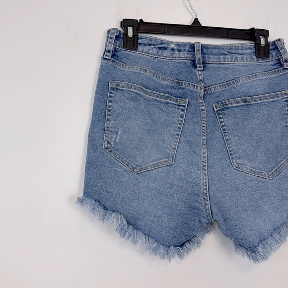 Free People/We The Free Curvy Vintage High Rise Denim/Jean Shorts. Size 27. - Picture 7 of 11
